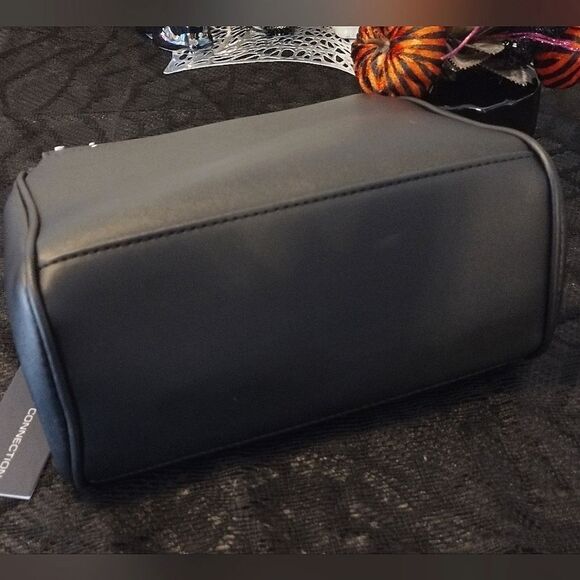 French Connection Bellita Black Stud Mini Crossbody with Top Handle NWT - Picture 15 of 17